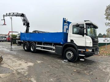 Scania P410 6x4 + CRANE HIAB X-HIDUO 188 ES-4 - RETARDER - R beschikbaar voor biedingen