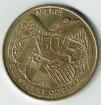 Gemeentepenning 50 Merel Eeuwfeest Oostkamp, Postzegels en Munten, Verzenden