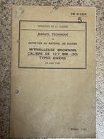 ABL-Reglement - Mitrailleuse Browning calibre .50, Verzamelen, Militaria | Algemeen, Ophalen of Verzenden