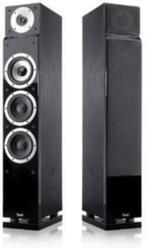 Teufel T 400 Stereo Set vloerspeaker zwart, Overige merken, Front, Rear of Stereo speakers, Zo goed als nieuw, 120 watt of meer