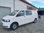 Volkswagen Transporter T5 à cabine double, Autos, Camionnettes & Utilitaires, Euro 5, 1800 kg, 190 g/km, 5 portes