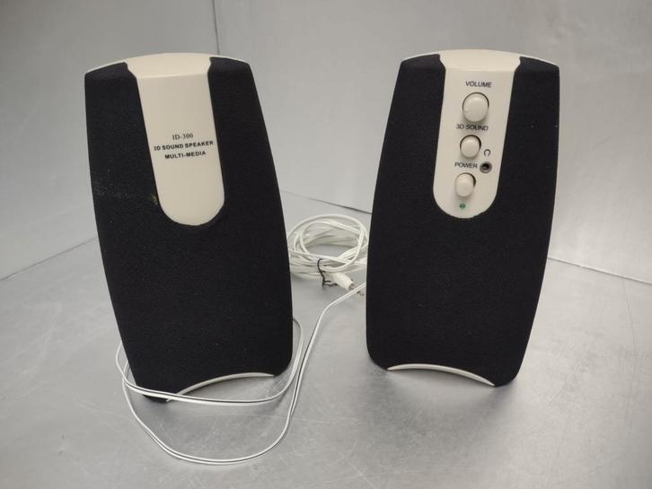 PC Speakers ID-300, Computers en Software, Pc speakers, Gebruikt, Audiokanaal 2.0, Ophalen