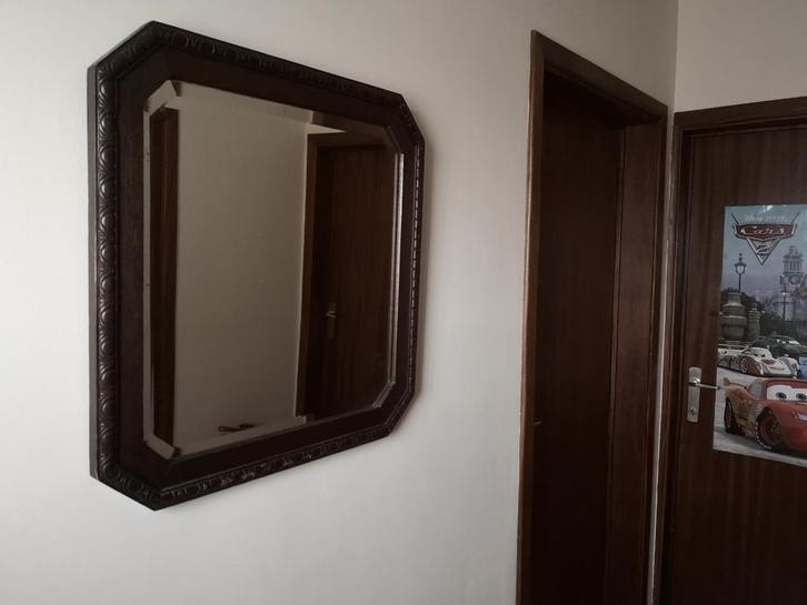 Vierkante spiegel, Huis en Inrichting, Woonaccessoires | Spiegels, Ophalen