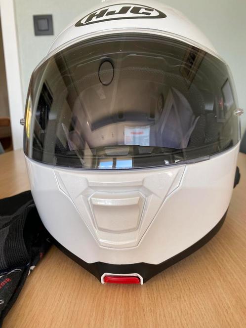 Complete motoruitrusting – weinig gebruikt – alles mag weg, Motoren, Kleding | Motorhelmen, Systeemhelm, L, HJC, Ophalen