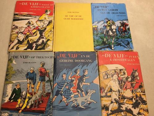 DE VIJF  (Julian,Dick,George,Annie en de hond Timmy), Boeken, Kinderboeken | Jeugd | onder 10 jaar, Gelezen, Fictie algemeen, Ophalen of Verzenden