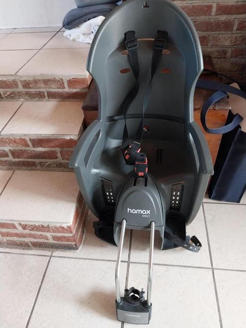 hamax smiley fietsstoel achteraan tot 22 kg, Fietsen en Brommers, Fietsaccessoires | Fietsstoeltjes, Gebruikt, Achterzitje, 9 t/m 18 kg