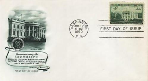 USA - FDC 1950 - Executive Mansion - Scott A437 - Mint, Timbres & Monnaies, Timbres | Amérique, Affranchi, Amérique du Nord, Envoi