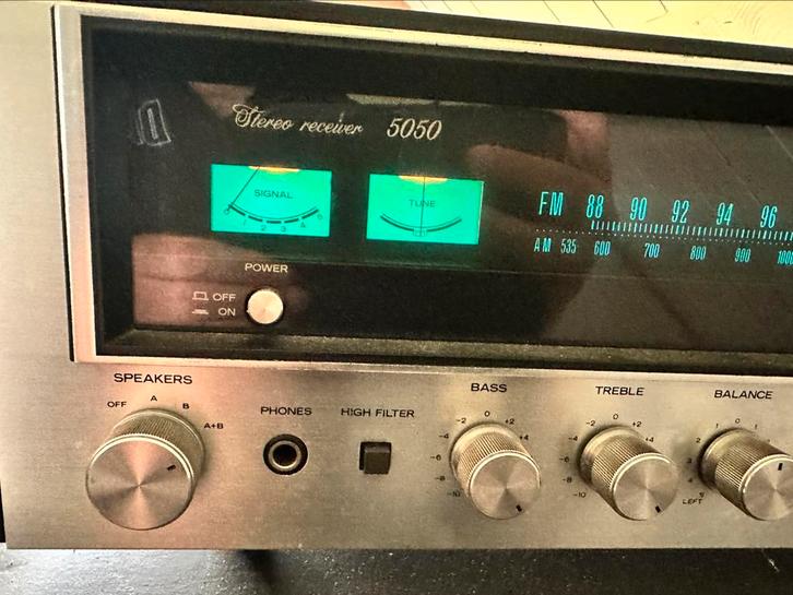 Versterker Sansui 5050 (gereviseerd), Audio, Tv en Foto, Versterkers en Ontvangers, Zo goed als nieuw, Ophalen