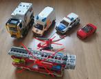 playmobil politie ambulance benzinestation voertuigen auto's, Enlèvement ou Envoi, Utilisé, Playmobil en vrac