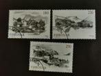 Faeroer / Foroyar 1982 - dorpen, Postzegels en Munten, Postzegels | Europa | Scandinavië, Ophalen of Verzenden, Denemarken, Gestempeld