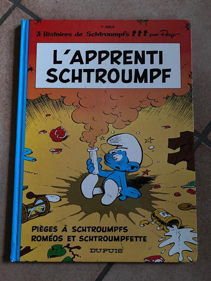 L’apprenti Schtroumpf Peyo  juin 1983 TB état, Boeken, Stripverhalen, Gelezen, Eén stripboek, Verzenden