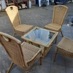 Rotan tuinset, Tuin en Terras, Tuinsets en Loungesets, Ophalen, Gebruikt, Rotan, Tuinset