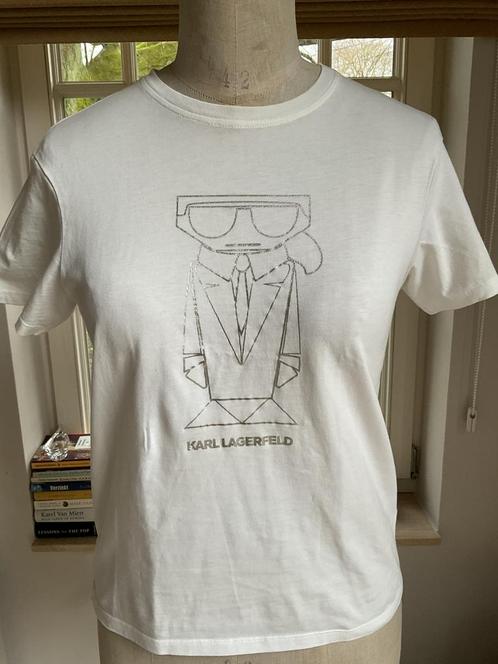 T-shirt de Karl Lagerfeld taille 36 (38), Vêtements | Femmes, T-shirts, Taille 36 (S), Blanc, Enlèvement ou Envoi