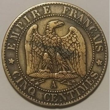 Empereur de France Napoléon III (1852 - 1870) 5 centimes 186