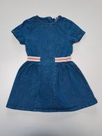 Mt 116 Denimjurk met korte mouwen en rekkerband met strepen, Kinderen en Baby's, Kinderkleding | Maat 116, Meisje, Ophalen of Verzenden