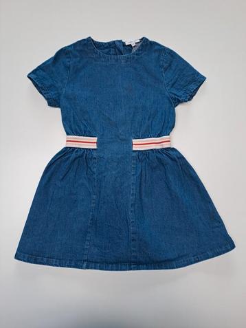 Mt 116 Denimjurk met korte mouwen en rekkerband met strepen beschikbaar voor biedingen