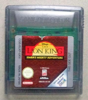 The Lion King Simbas Mighty Adventure voor de Gameboy Color beschikbaar voor biedingen
