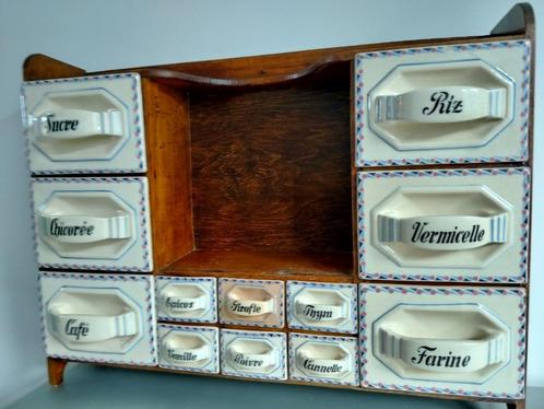 Antiek vintage kruidenrek, Antiek en Kunst, Antiek | Keramiek en Aardewerk, Ophalen
