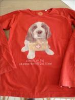 STONES ans BONES rode longsleeve maat 140, Kinderen en Baby's, Kinderkleding | Maat 140, Meisje, Ophalen of Verzenden, Zo goed als nieuw