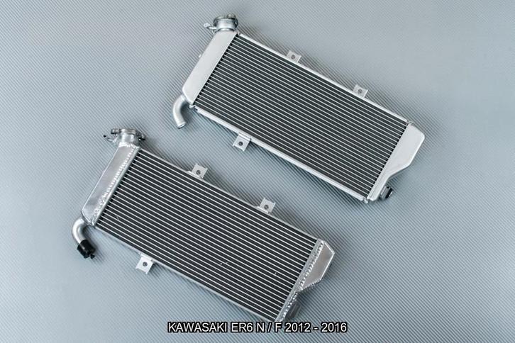 Radiateur Koeler AVDB KAWASAKI ER6 N / F 2012 2016 ER6N ER6F, Motoren, Accessoires | Overige, Nieuw, Ophalen of Verzenden