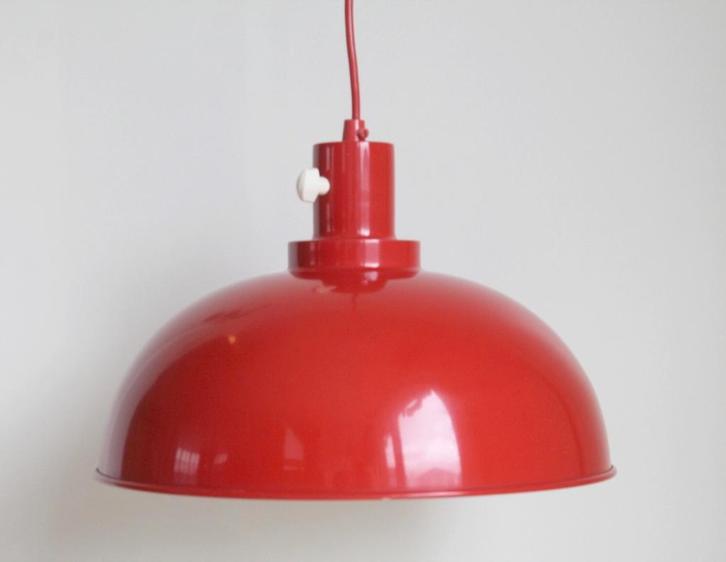Hanglamp, Denemarken jaren 70, industrial style, Antiek en Kunst, Antiek | Verlichting, Ophalen of Verzenden