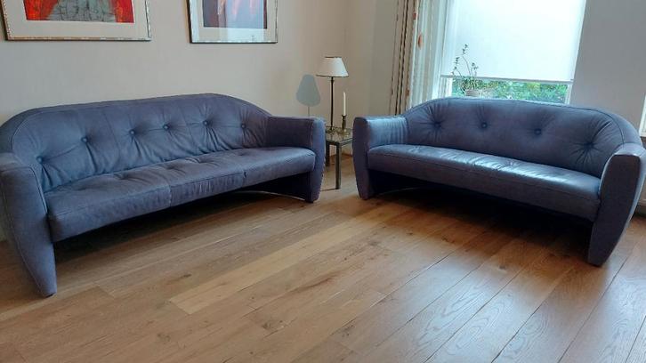 Leolux zetels, Huis en Inrichting, Zetels | Zetels, Gebruikt, Rechte bank, Overige maten, 150 tot 200 cm, Minder dan 75 cm, Leer