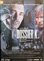 DVD VLAAMSE KLASSIEKERS- DOSSIER K. (KOEN DE BOUW), Comme neuf, Tous les âges, Thrillers et Policier, Enlèvement ou Envoi