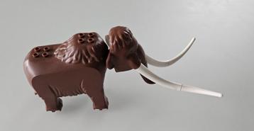 LEGO figuur Mammoet met slagtanden beschikbaar voor biedingen