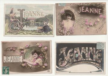 Lot 8 kaartjes voornaam Jeanne beschikbaar voor biedingen