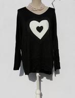 Prachtige zwarte trui NIEUW - one size fits all, Kleding | Dames, Truien en Vesten, Italy Moda, Ophalen of Verzenden, Nieuw, Zwart
