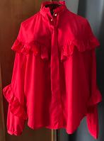 River Woods 40 Nieuwe flamboyante bloes, Kleding | Dames, Ophalen of Verzenden, Nieuw, Maat 38/40 (M), Rood