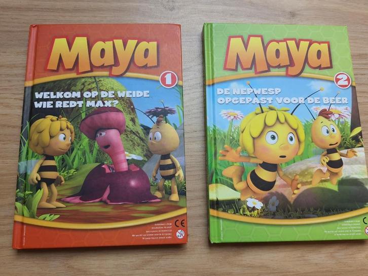 Studio 100 - Maya De Bij - 2 boekjes met telkens 2 verhalen, Boeken, Kinderboeken | Kleuters, Nieuw, Sprookjes, 4 jaar, Jongen of Meisje