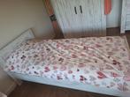 4 enkele bedden + kwalitatieve lattenbodem/spiraalbodem, Huis en Inrichting, Slaapkamer | Bedden, Ophalen, 90 cm, Eenpersoons