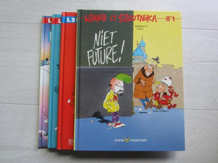 Léonid et Spoutnika E.O. - 4,00Eur / pièce, Boeken, Stripverhalen, Zo goed als nieuw, Meerdere stripboeken, Ophalen of Verzenden