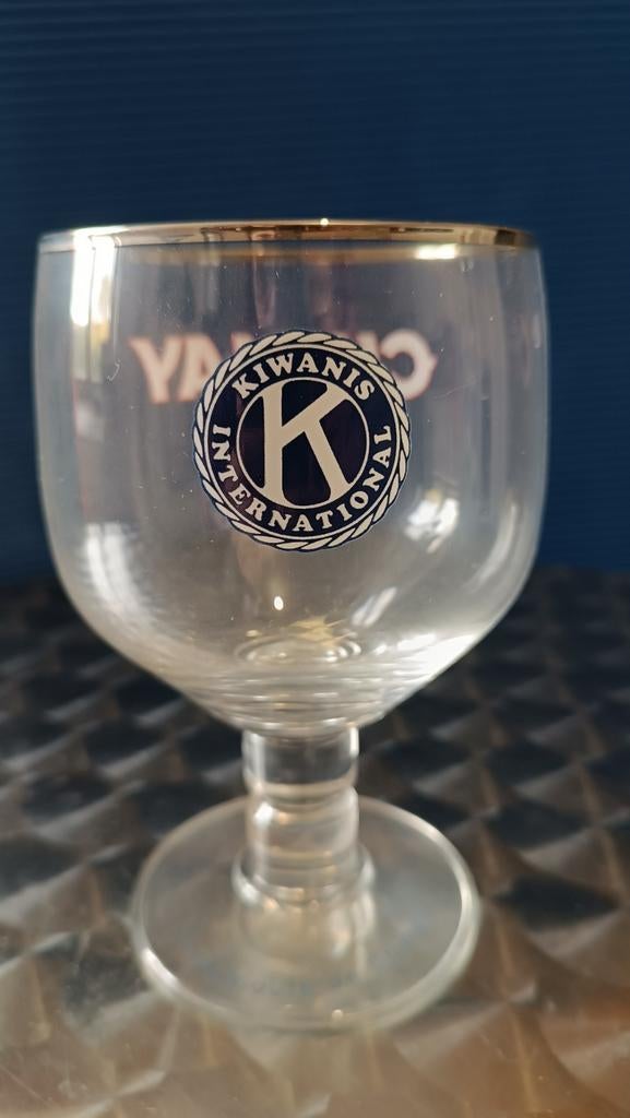 Verre Chimay 33cl Kiwanis international, Enlèvement ou Envoi, Comme neuf