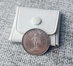 Zilveren penning Manneken pis Brussel Expo58 (1958)(26mm), Ophalen, Zilver, Setje, Zilver