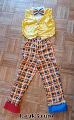 Twee delig clown kostuum kind, Ophalen of Verzenden