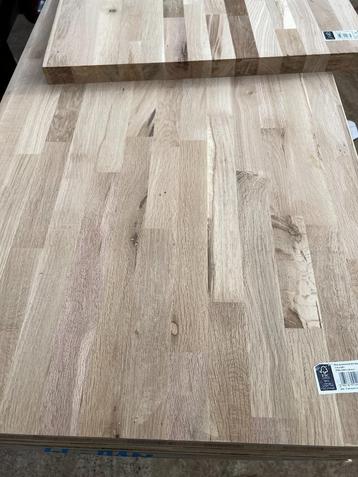 Werkblad Massief Eiken 300x65x3,8 cm Werkblad Eiken M beschikbaar voor biedingen