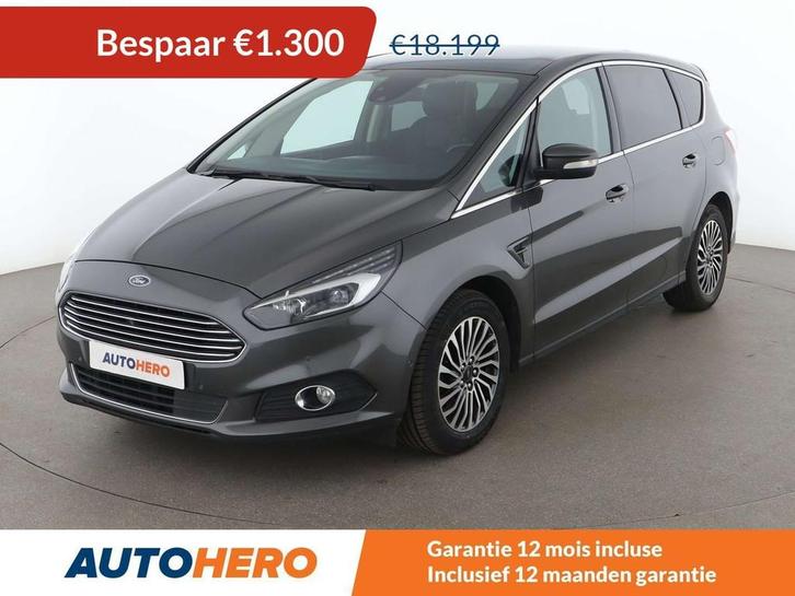Ford S-Max 2.0 TDCi EcoBlue Titanium (bj 2019), Auto's, Ford, Te koop, S-Max, ABS, Achteruitrijcamera, Airbags, Airconditioning