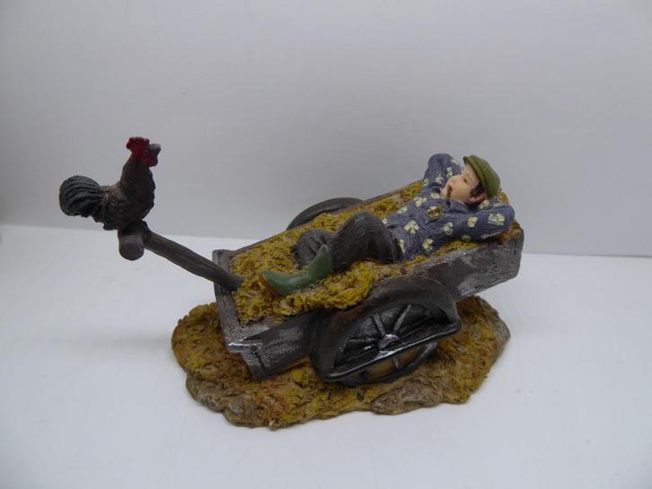 Article Luville : fermier en train de se reposer 601535, Divers, Noël, Comme neuf, Enlèvement ou Envoi