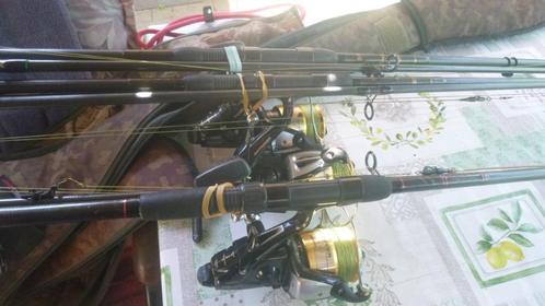 3x Fantom 2000 -12,5' - 2,75lb van WS, Watersport en Boten, Hengelsport | Karpervissen, Gebruikt, Complete set, Ophalen
