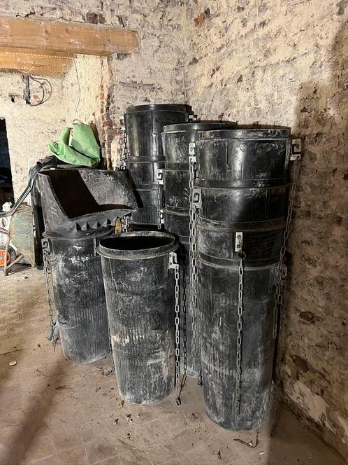 Stortkokers 13 stuks + 1 storttrechter, Doe-het-zelf en Bouw, Overige Doe-Het-Zelf en Bouw, Gebruikt, Ophalen