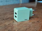 Hama lader (2 x usb) Nieuw!, Ophalen of Verzenden, Nieuw