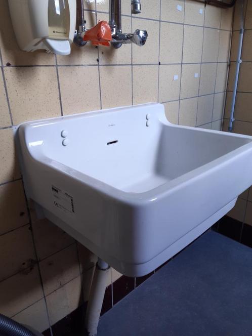 UITGIETBAK SPHINX 610X460 MET OVERLOOP WIT, Doe-het-zelf en Bouw, Sanitair, Zo goed als nieuw, Overige typen, Steen, Ophalen
