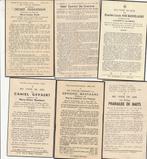 6 B P 1941 - 1944, Verzamelen, Bidprentjes en Rouwkaarten, Ophalen of Verzenden, Bidprentje