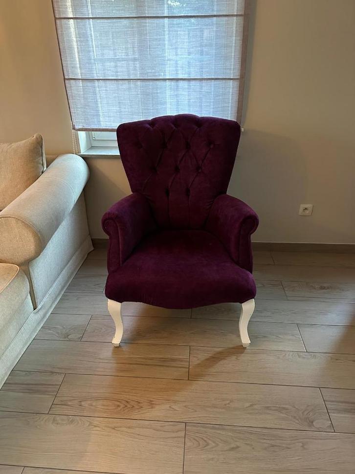 Gezellige, luxueuze zitzetels, Huis en Inrichting, Zetels | Zetels en Chaises Longues, Zo goed als nieuw, Eenpersoons, Hout, Stof