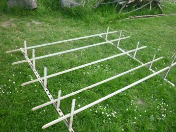 vintage wandrek rek winkel, Huis en Inrichting, Ophalen, Gebruikt, Metaal, 25 tot 50 cm