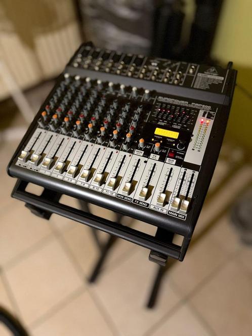 Behringer PMP500 Bundel, Muziek en Instrumenten, Mengpanelen, Zo goed als nieuw, 10 tot 20 kanalen, Microfooningang, Ophalen