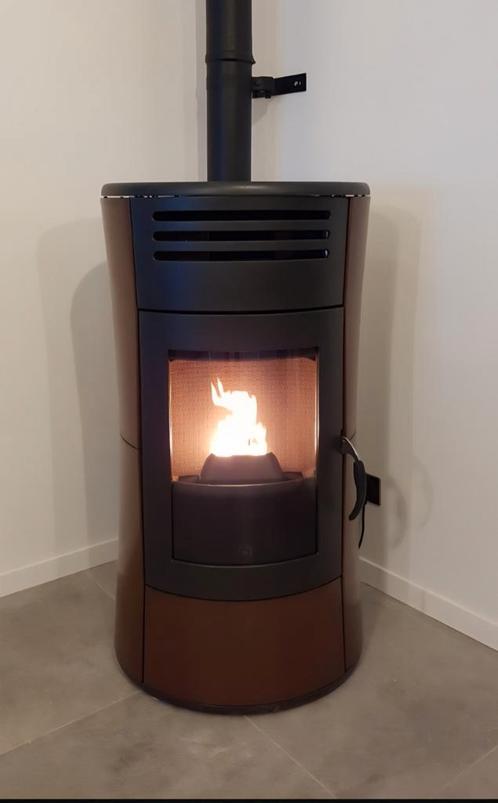 Pelletkachel Edilkamin Cherie Up bronze 11kw Gratis levering, Huis en Inrichting, Kachels, Zo goed als nieuw, Pelletkachel, Ophalen