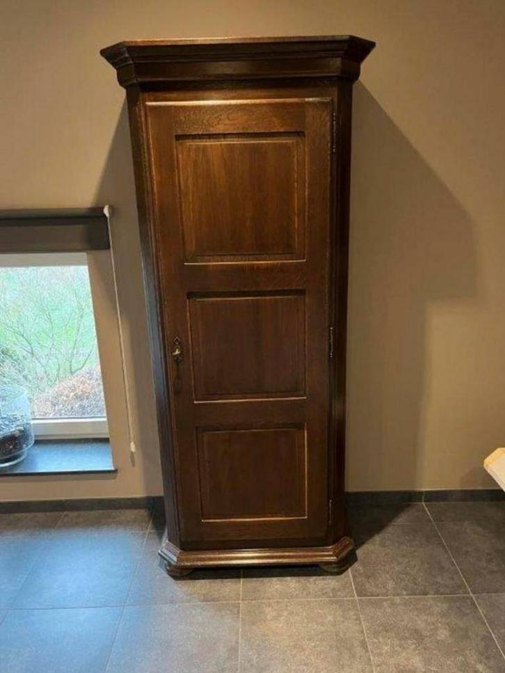 halkast eik, Huis en Inrichting, Kasten | Kleerkasten, Zo goed als nieuw, 150 tot 200 cm, 50 tot 100 cm, 50 tot 75 cm, Met deur(en)